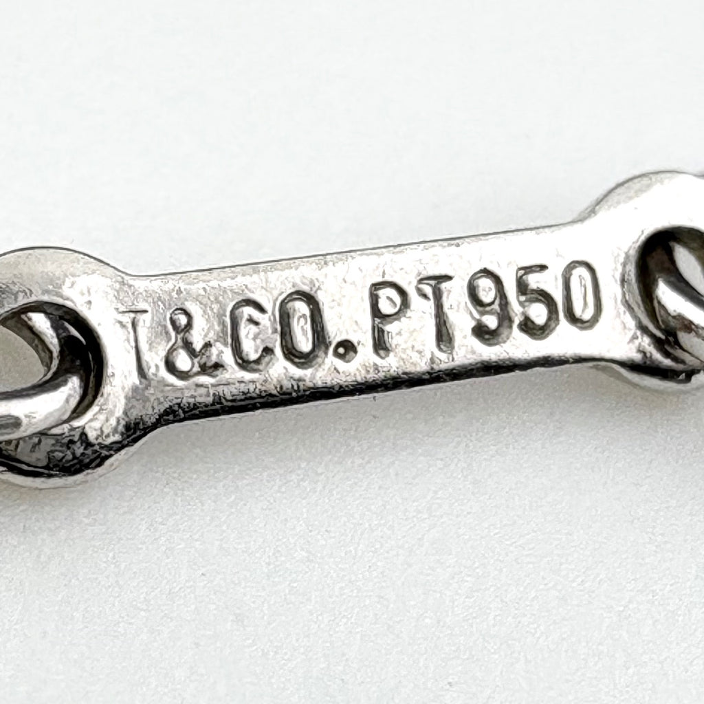 ティファニー キス ネックレス プラチナ ペンダント ネックレス Pt950 ダイヤモンド レディース 【中古】brjwl