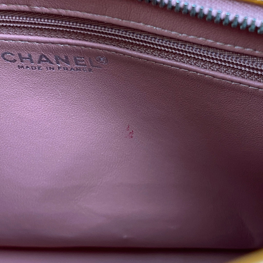 シャネル 復刻トート ハンドバッグ ココマーク エナメル トートバッグ レザー オレンジ A01804 レディース 【中古】brbag