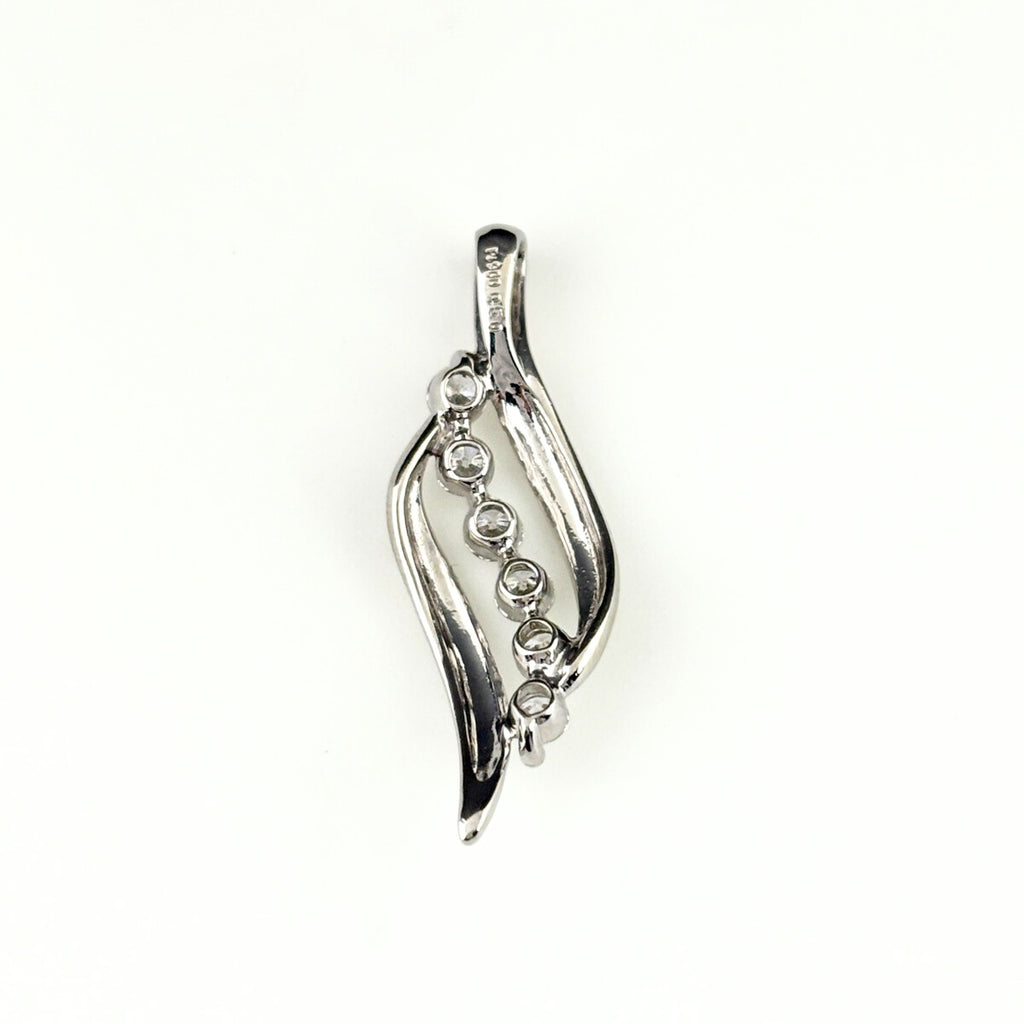 メレダイヤ デザインペンダントトップ プラチナ ペンダントトップ Pt900 ダイヤモンド レディース 【中古】nbjwl