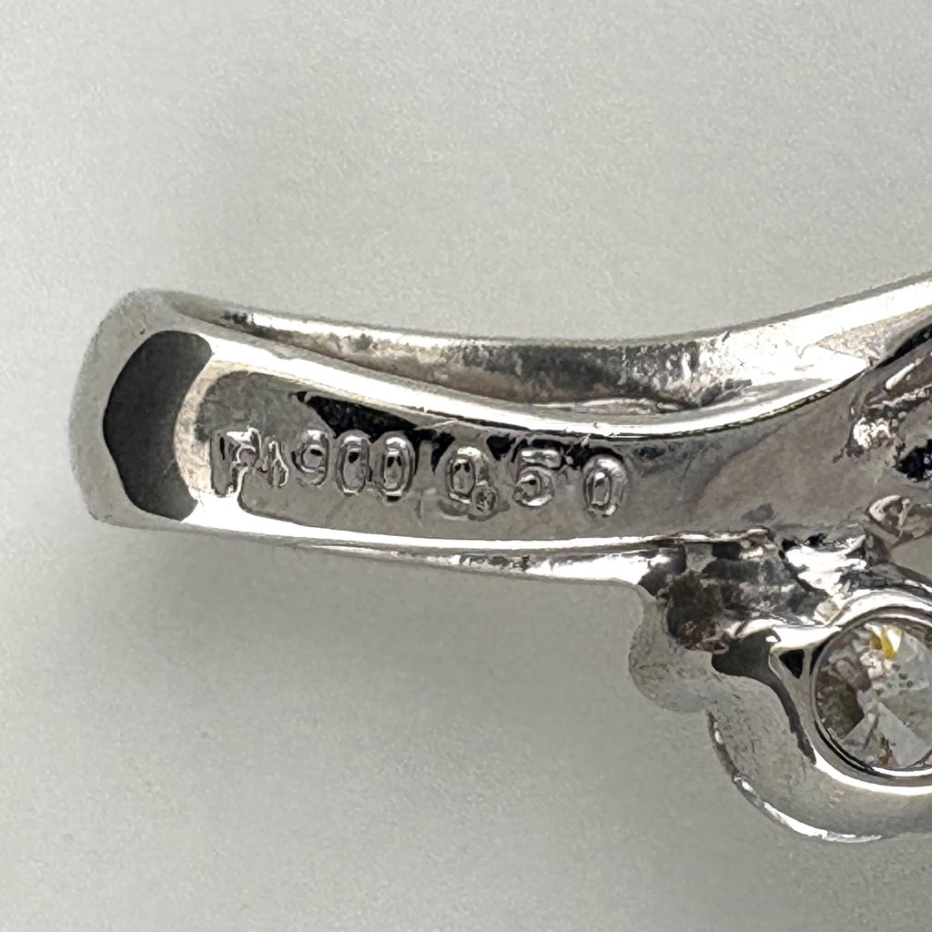 メレダイヤ デザインペンダントトップ プラチナ ペンダントトップ Pt900 ダイヤモンド レディース 【中古】nbjwl