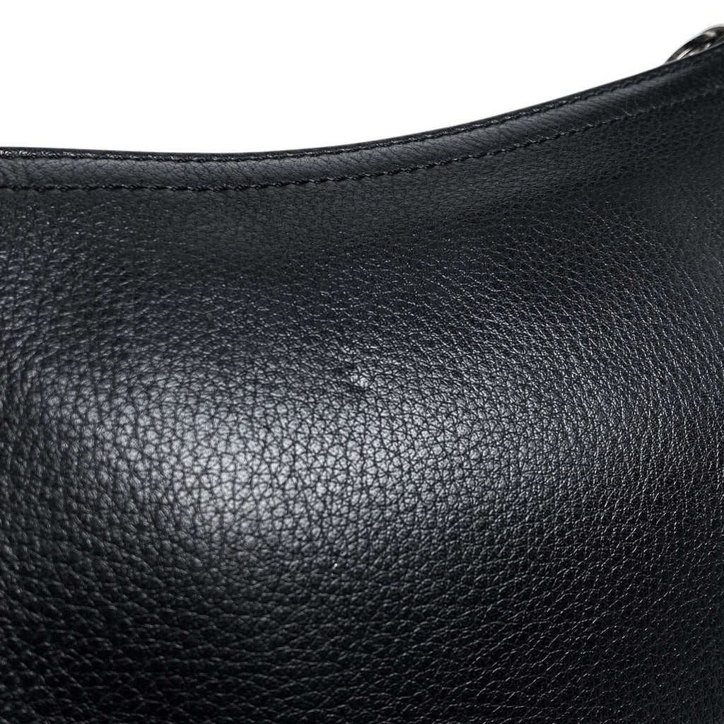 クリスチャンディオール ロゴ ハンドバッグ ショルダーバッグ ハンドバッグ レザー ブラック レディース 【中古】brbag