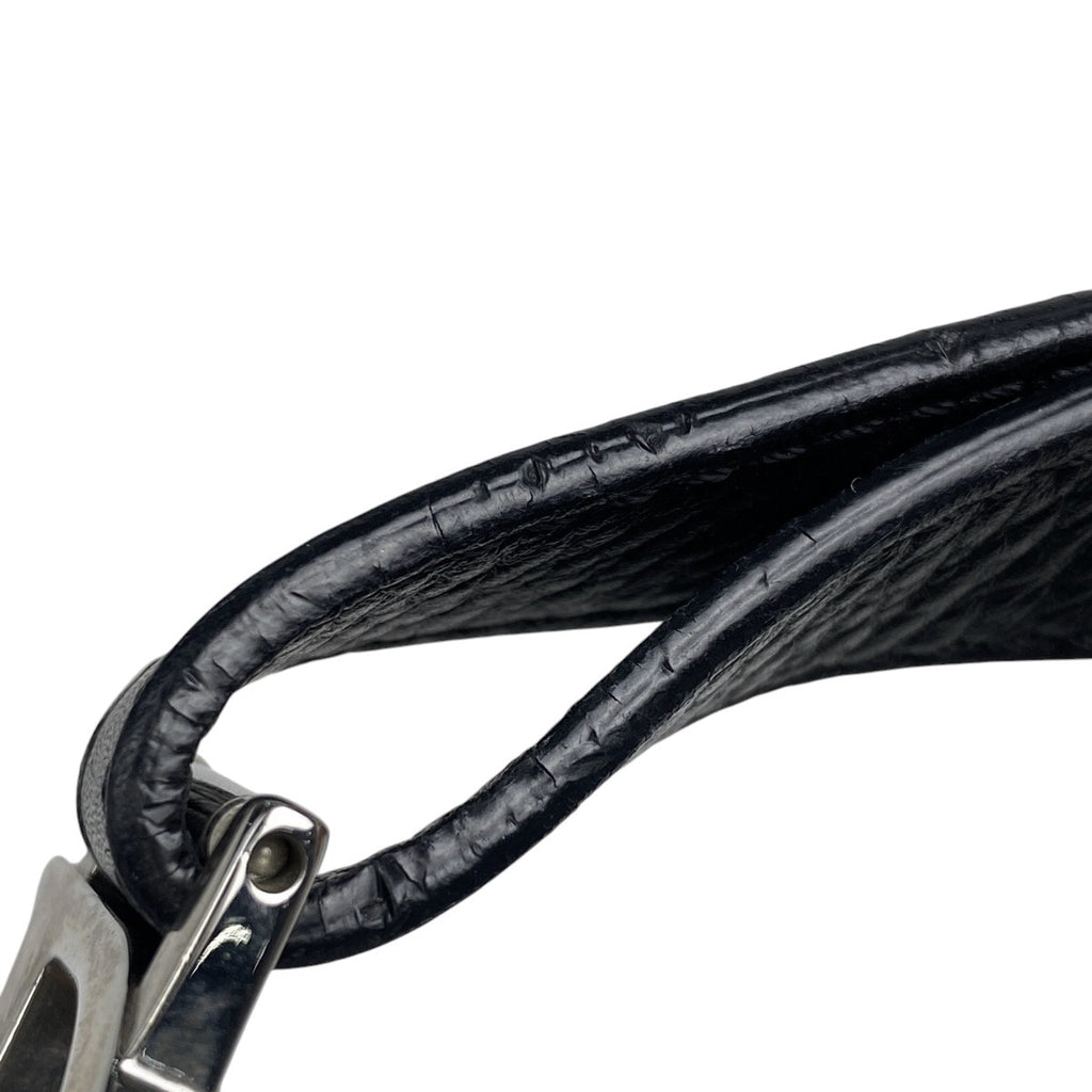 クリスチャンディオール ロゴ ハンドバッグ ショルダーバッグ ハンドバッグ レザー ブラック レディース 【中古】brbag