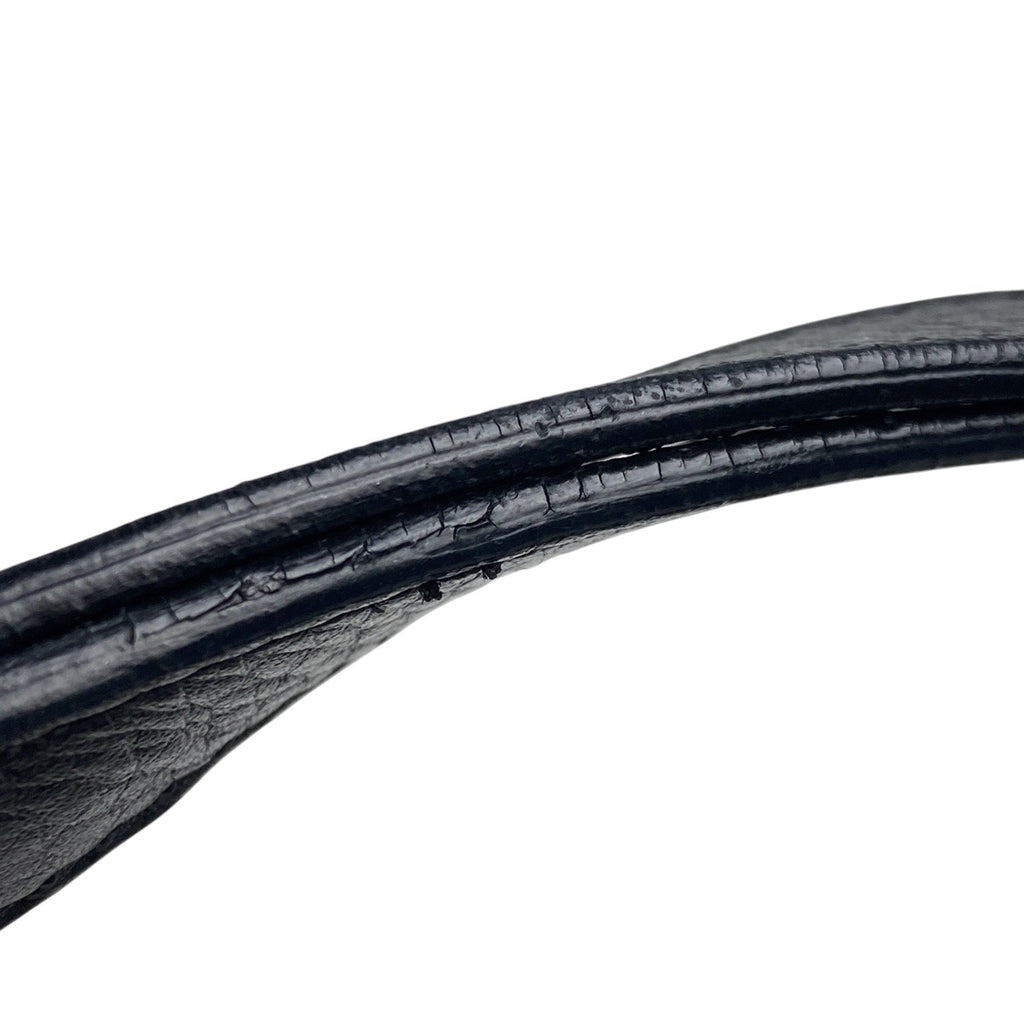 クリスチャンディオール ロゴ ハンドバッグ ショルダーバッグ ハンドバッグ レザー ブラック レディース 【中古】brbag