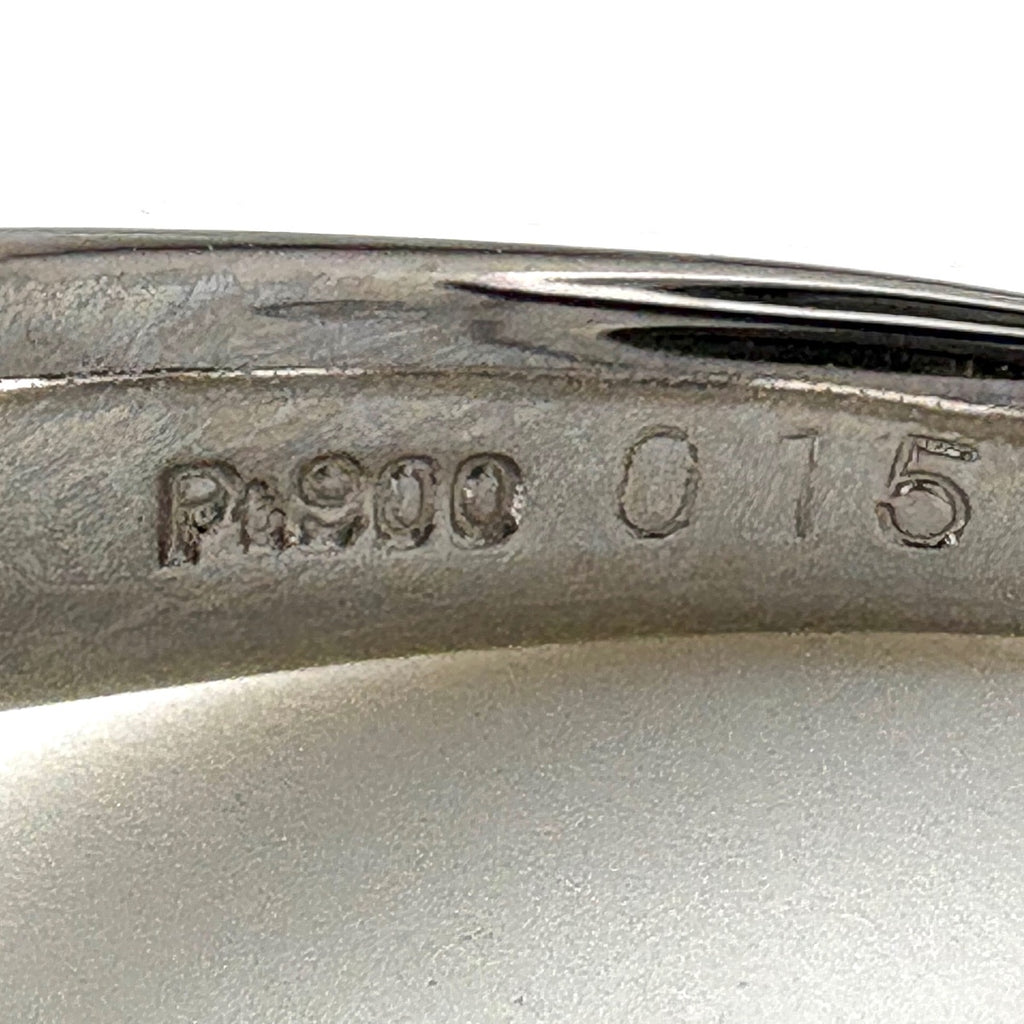 ダイヤモンド デザインリング プラチナ 指輪 メレダイヤ リング 13.5号 Pt900 ダイヤモンド レディース 【中古】nbjwl