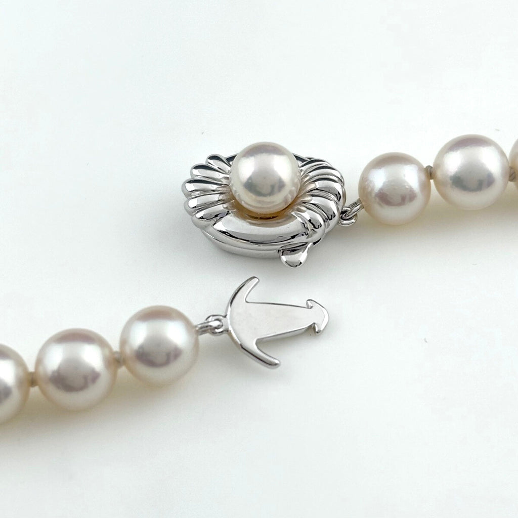 ポーラ パール デザインネックレス シルバー 真珠 silver ネックレス シルバー925 パール レディース 【中古】brjwl