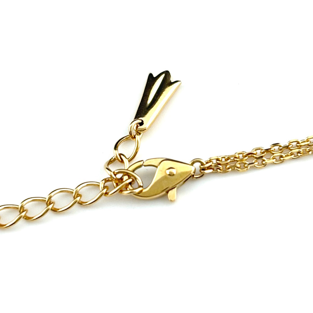 ポーラ メレダイヤ デザインネックレス YG イエローゴールド ペンダント 2連 ネックレス 750 ダイヤモンド レディース 【中古】brjwl