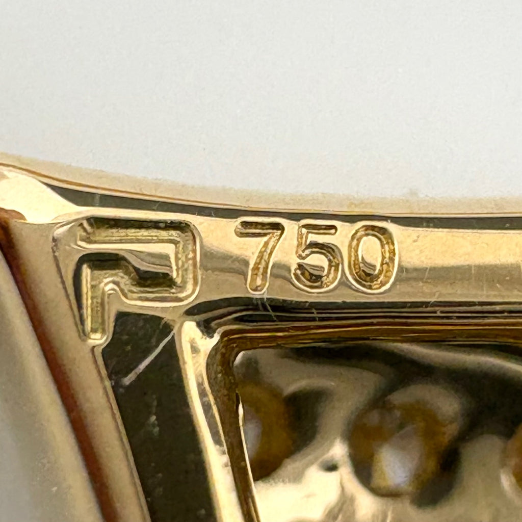 ポーラ メレダイヤ デザインネックレス YG イエローゴールド ペンダント 2連 ネックレス 750 ダイヤモンド レディース 【中古】brjwl