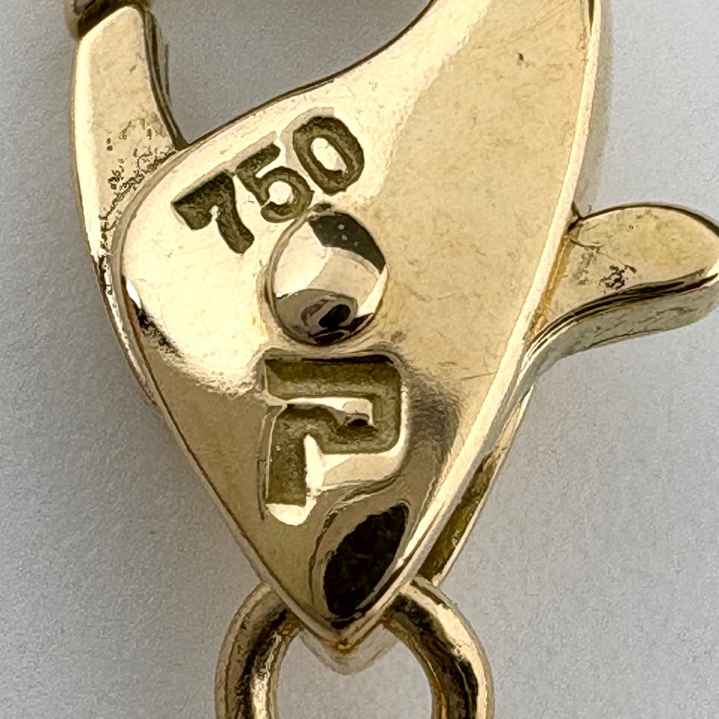 ポーラ メレダイヤ デザインネックレス YG イエローゴールド ペンダント 2連 ネックレス 750 ダイヤモンド レディース 【中古】brjwl