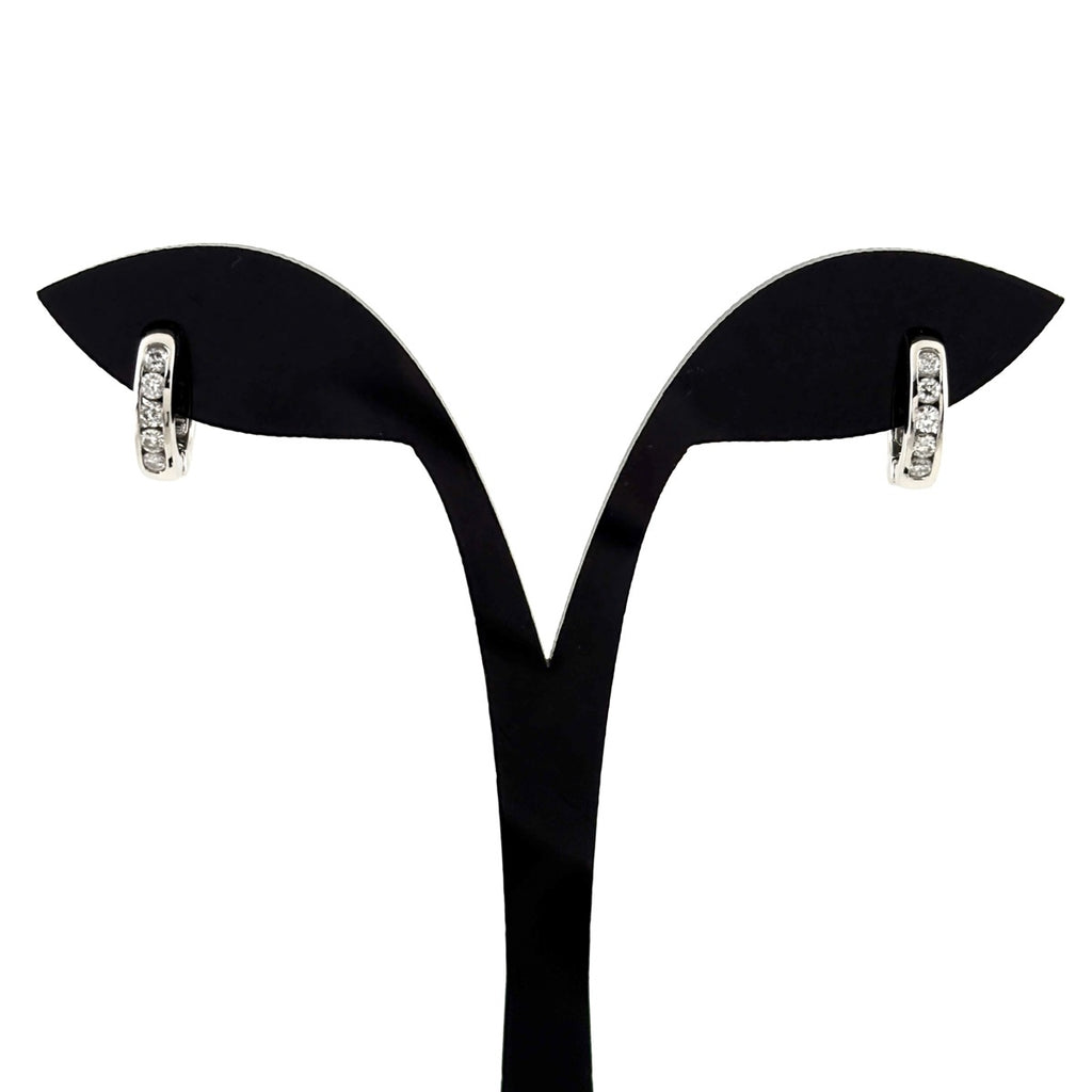 メレダイヤ デザインイヤリング プラチナ イヤリング Pt900 ダイヤモンド レディース 【中古】nbjwl