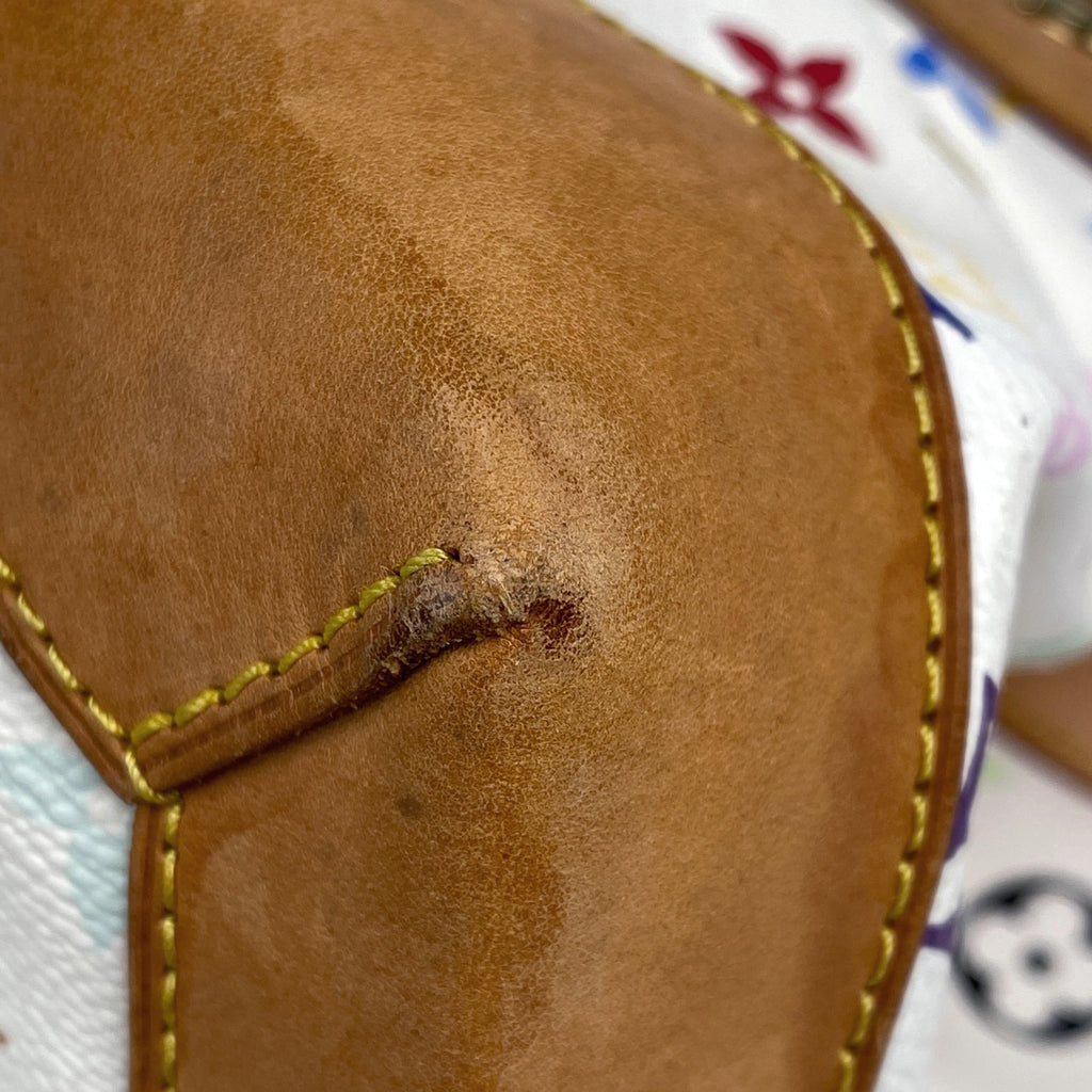 ルイ・ヴィトン ウルスラ 手提げ 肩掛け ショルダーバッグ ハンドバッグ モノグラムマルチカラー ブロン(ホワイト) M40123 レディース 【中古】brbag