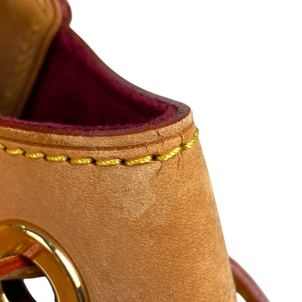 ルイ・ヴィトン ウルスラ 手提げ 肩掛け ショルダーバッグ ハンドバッグ モノグラムマルチカラー ブロン(ホワイト) M40123 レディース 【中古】brbag