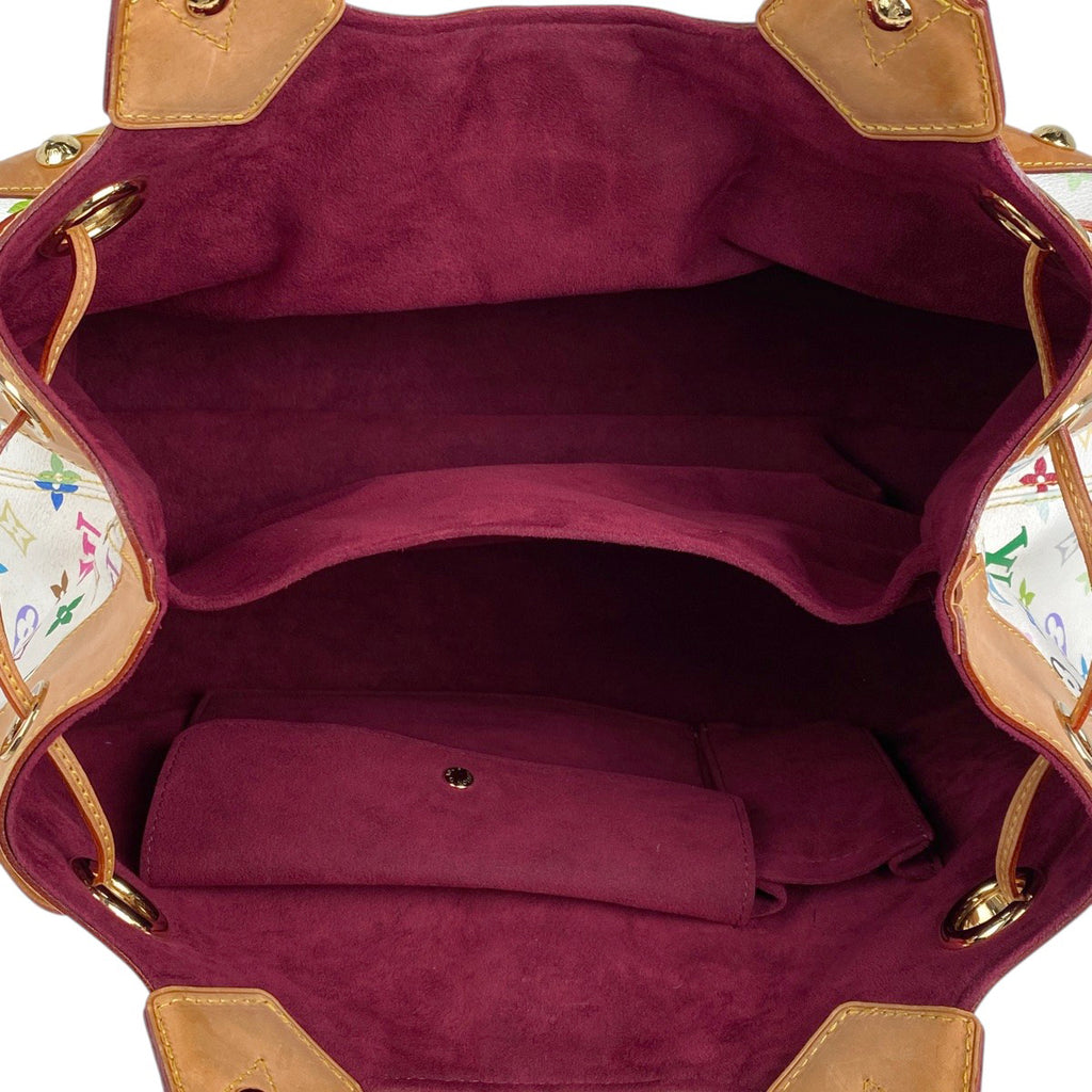 ルイ・ヴィトン ウルスラ 手提げ 肩掛け ショルダーバッグ ハンドバッグ モノグラムマルチカラー ブロン(ホワイト) M40123 レディース 【中古】brbag