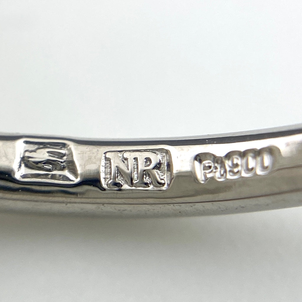 ニナリッチ ダイヤモンド デザインリング プラチナ 指輪 メレダイヤ リング 12号 Pt900 ダイヤモンド レディース 【中古】brjwl