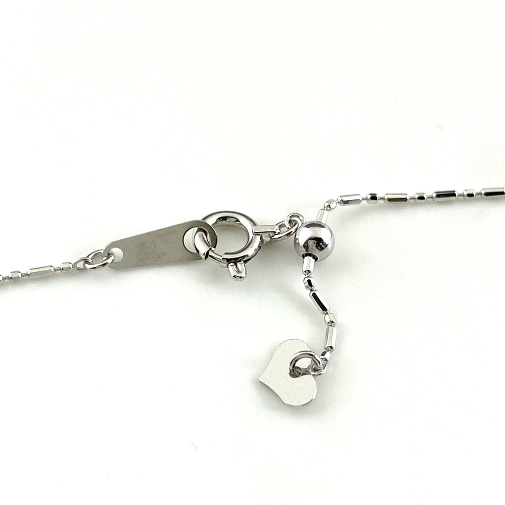 クロスモチーフ デザインネックレス WG ホワイトゴールド ペンダント 十字架 ネックレス K18 WG ダイヤモンド レディース 【中古】nbjwl