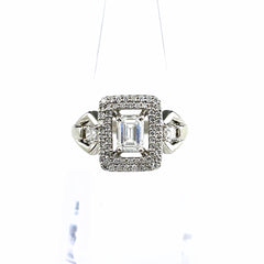 GSTV ダイヤモンド デザインリング プラチナ 指輪 メレダイヤ リング 11.5号 Pt950 ダイヤモンド レディース 【中古】brjwl