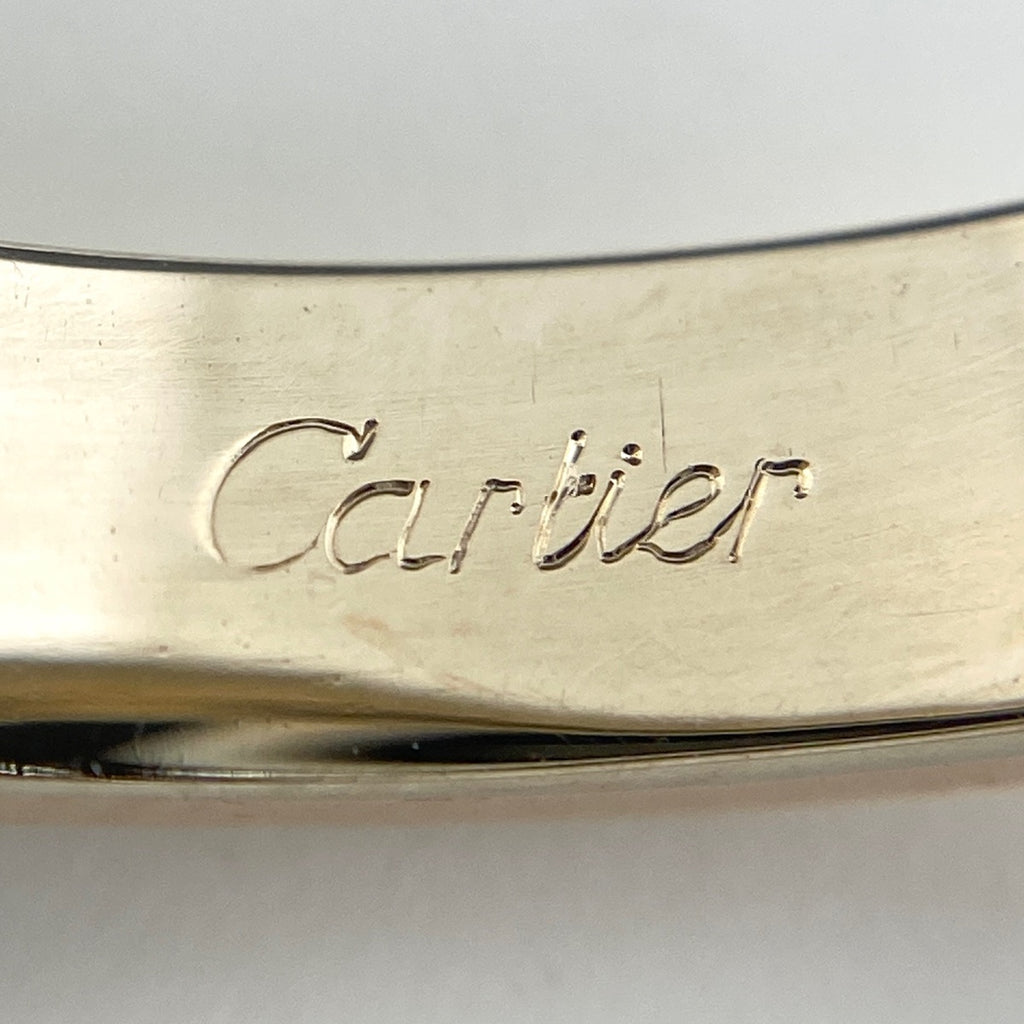 カルティエ スリーカラーリング YG イエローゴールド 指輪 リング 17.5号 750 レディース 【中古】brjwl