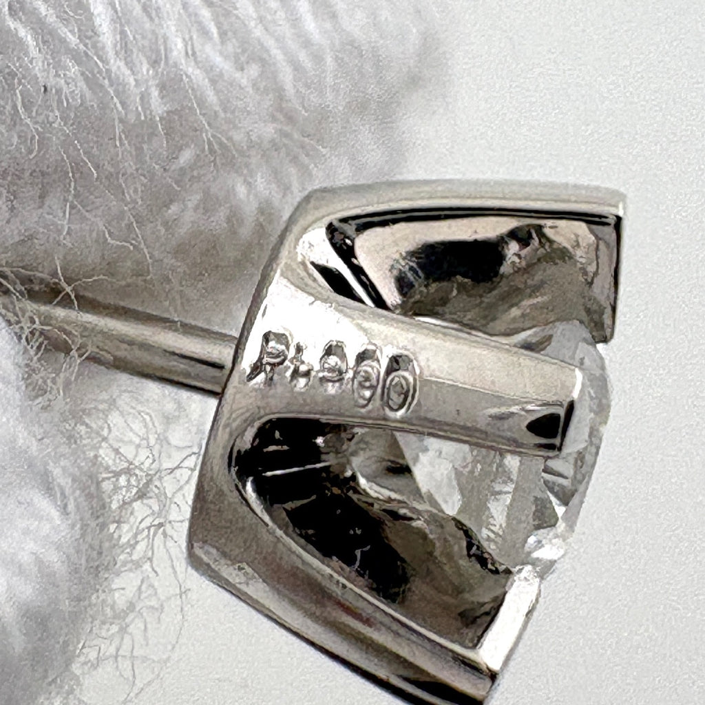 メレダイヤ デザインピアス プラチナ ピアス Pt900 ダイヤモンド レディース ノンブランドジュエリー 【中古】nbjwl