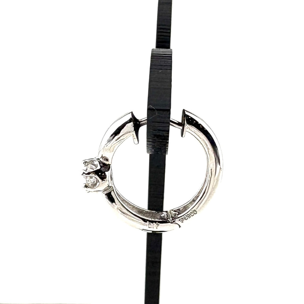 メレダイヤ デザインピアス プラチナ イヤリング Pt900 ダイヤモンド レディース 【中古】nbjwl