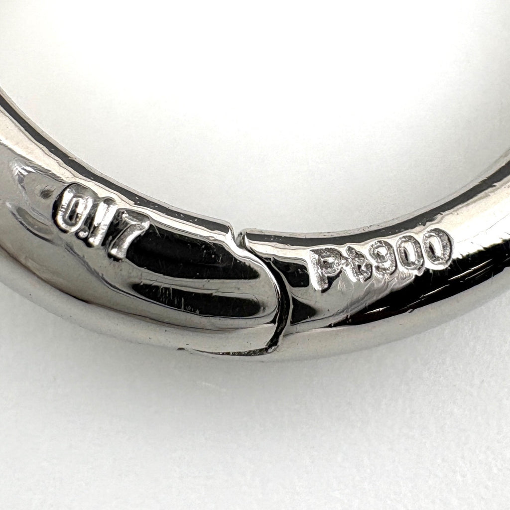 メレダイヤ デザインピアス プラチナ イヤリング Pt900 ダイヤモンド レディース 【中古】nbjwl