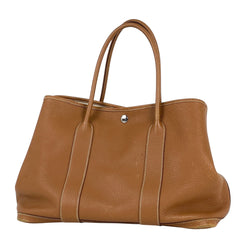 エルメス ガーデンパーティ PM ハンドバッグ トートバッグ ネゴンダ ゴールド □O レディース 【中古】brbag