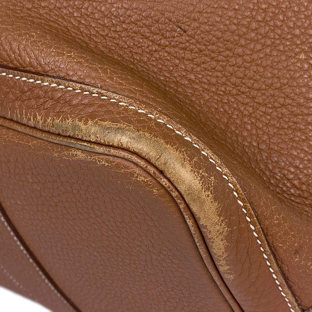 エルメス ガーデンパーティ PM ハンドバッグ トートバッグ ネゴンダ ゴールド □O レディース 【中古】brbag