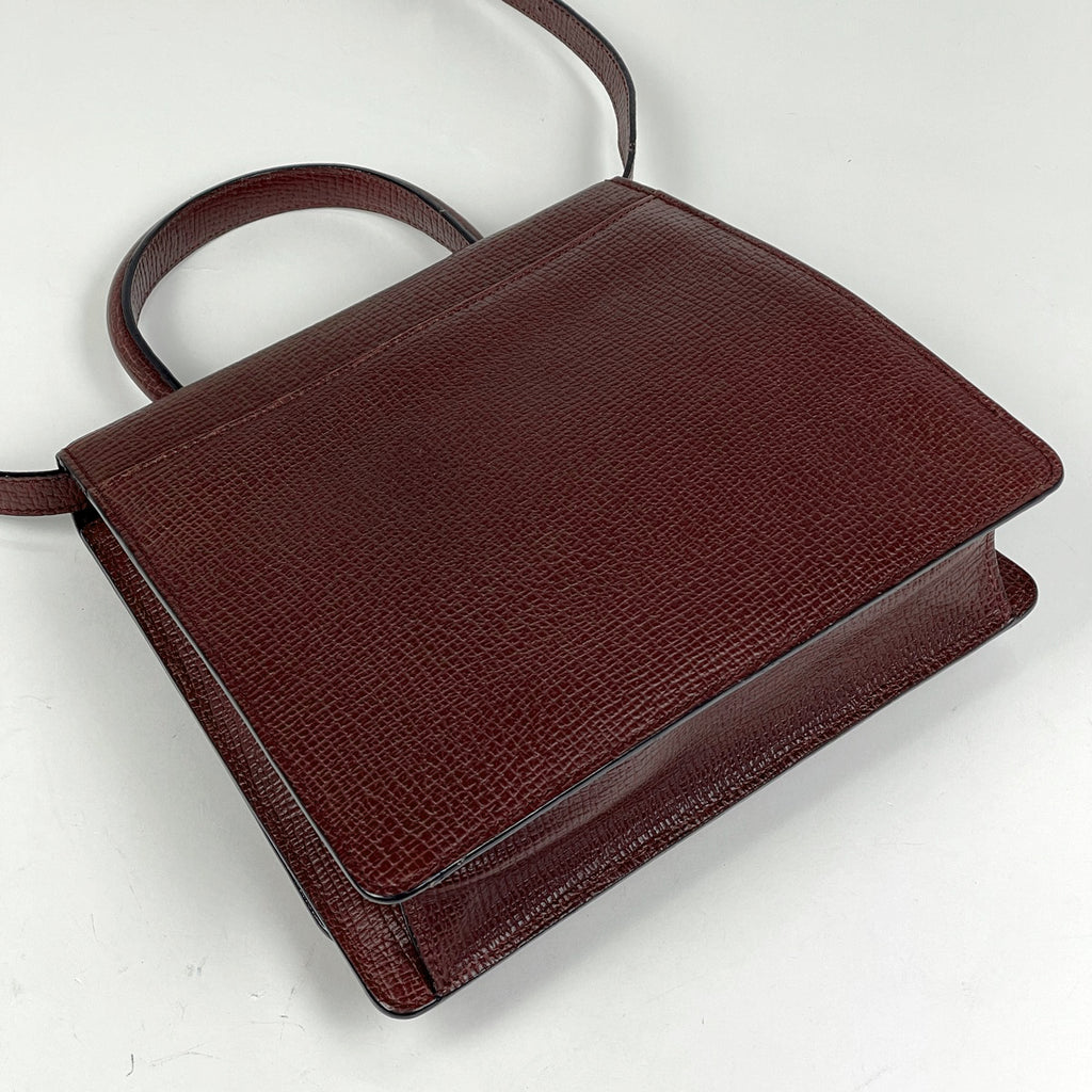 ロエベ バルセロナ ハンドバッグ 2WAY ショルダーバッグ ハンドバッグ レザー ボルドー レディース 【中古】brbag