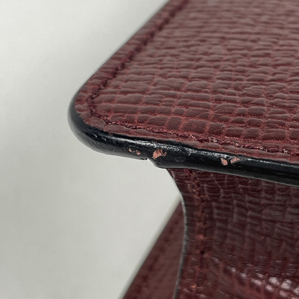 ロエベ バルセロナ ハンドバッグ 2WAY ショルダーバッグ ハンドバッグ レザー ボルドー レディース 【中古】brbag