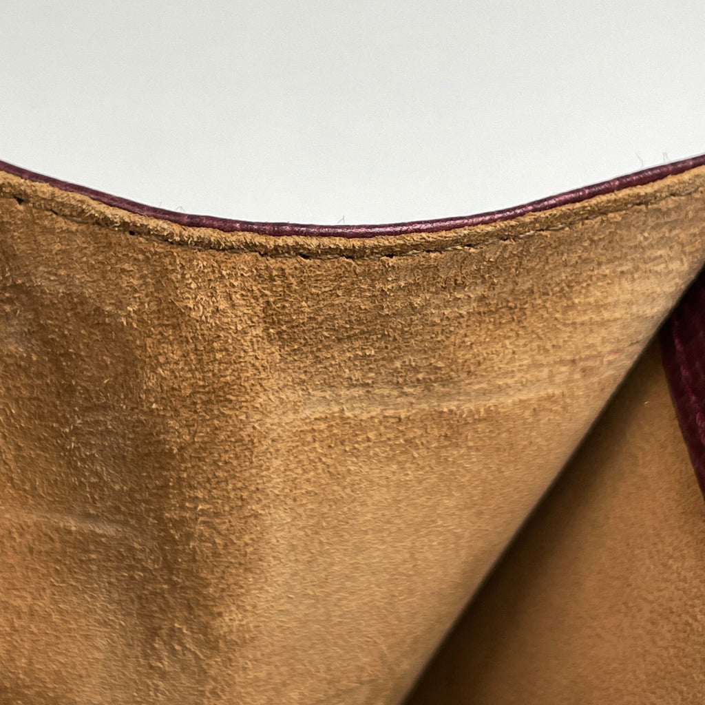 ロエベ バルセロナ ハンドバッグ 2WAY ショルダーバッグ ハンドバッグ レザー ボルドー レディース 【中古】brbag