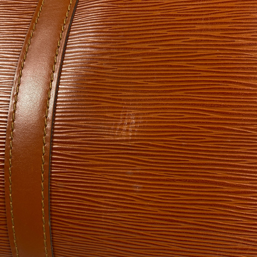 ルイ・ヴィトン キーポル 60 旅行 出張 ボストンバッグ エピ ケニアブラウン M42943 レディース 【中古】brbag