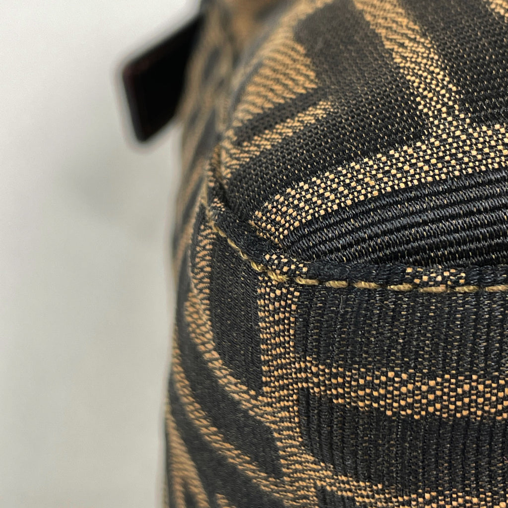 フェンディ ズッカ柄 ショルダーバッグ ワンショルダー ハンドバッグ マンマバゲット ショルダーバッグ キャンバス ブラウン レディース 【中古】brbag