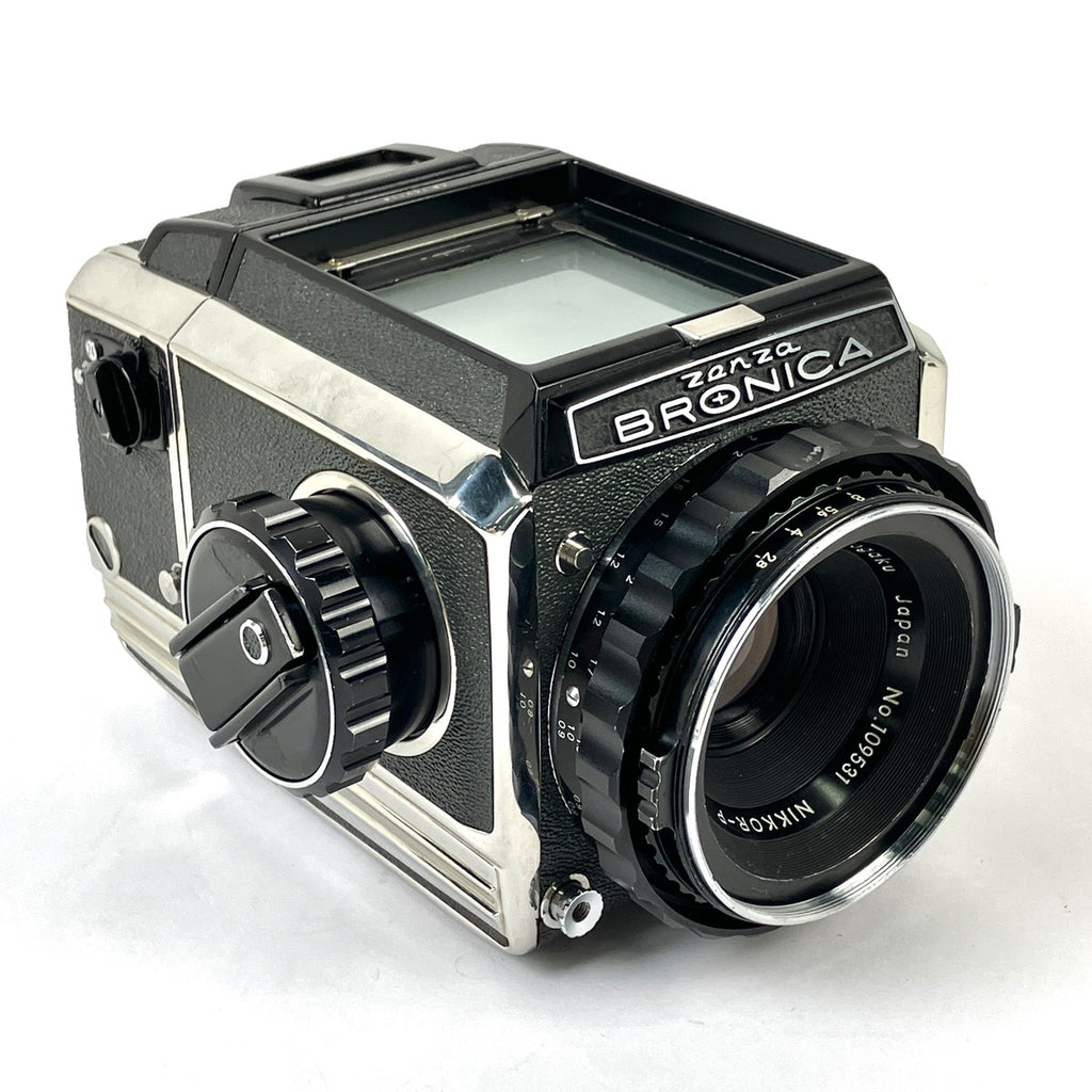 ゼンザブロニカ Zenza Bronica S2 後期 + NIKKOR-P 75mm F2.8 中判カメラ 【中古】cambb