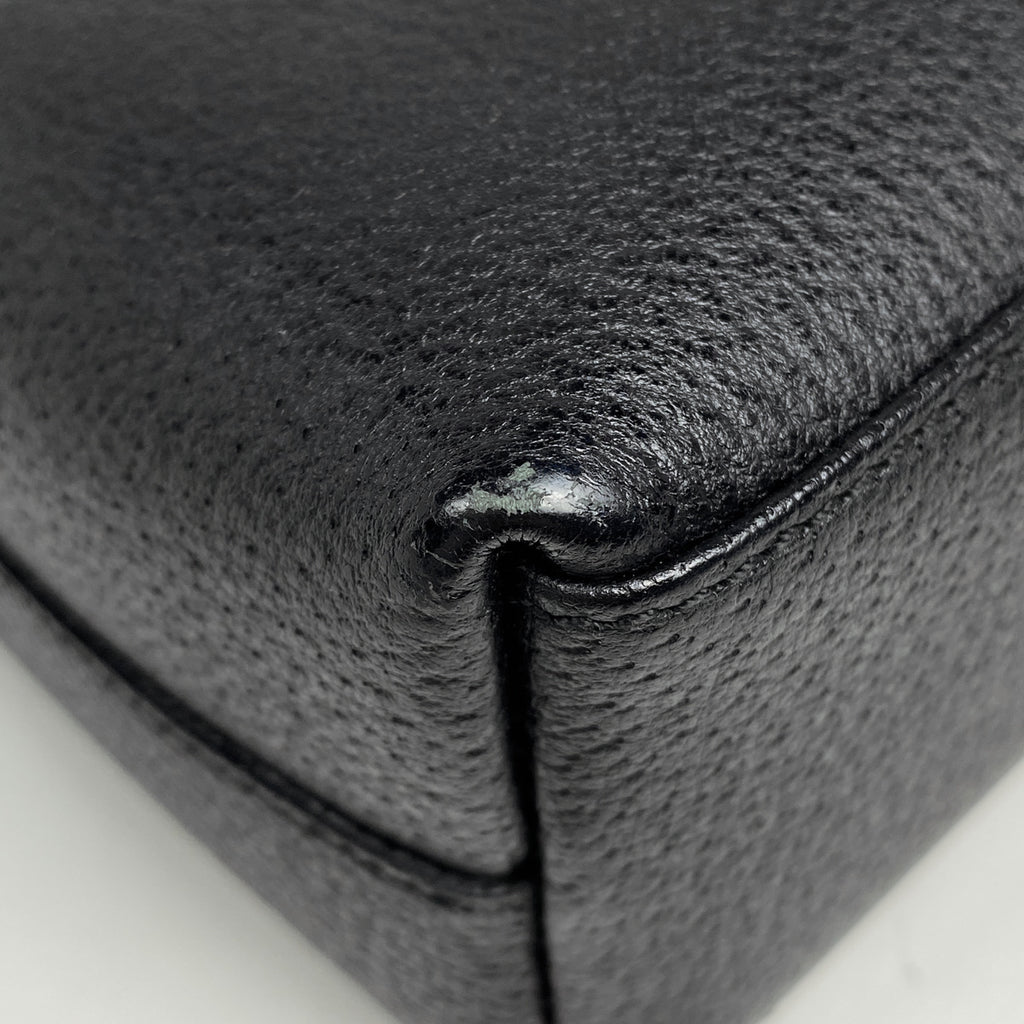 グッチ ロゴ ショルダーバッグ オールドグッチ 00119981766 ショルダーバッグ レザー ブラック レディース 【中古】brbag