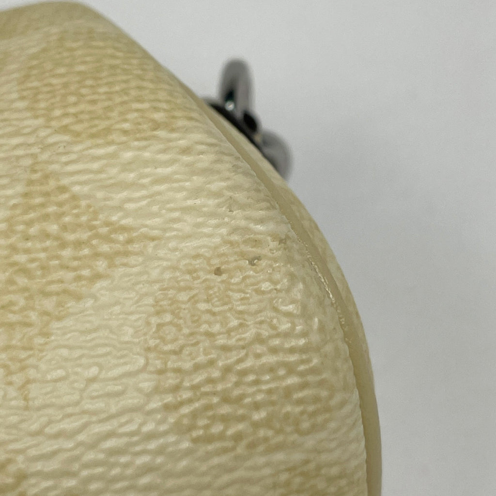 コーチ シグネチャー ミニ ローアン バッグ チャーム コーティングキャンバス クリーム CX068 レディース 【中古】brbag