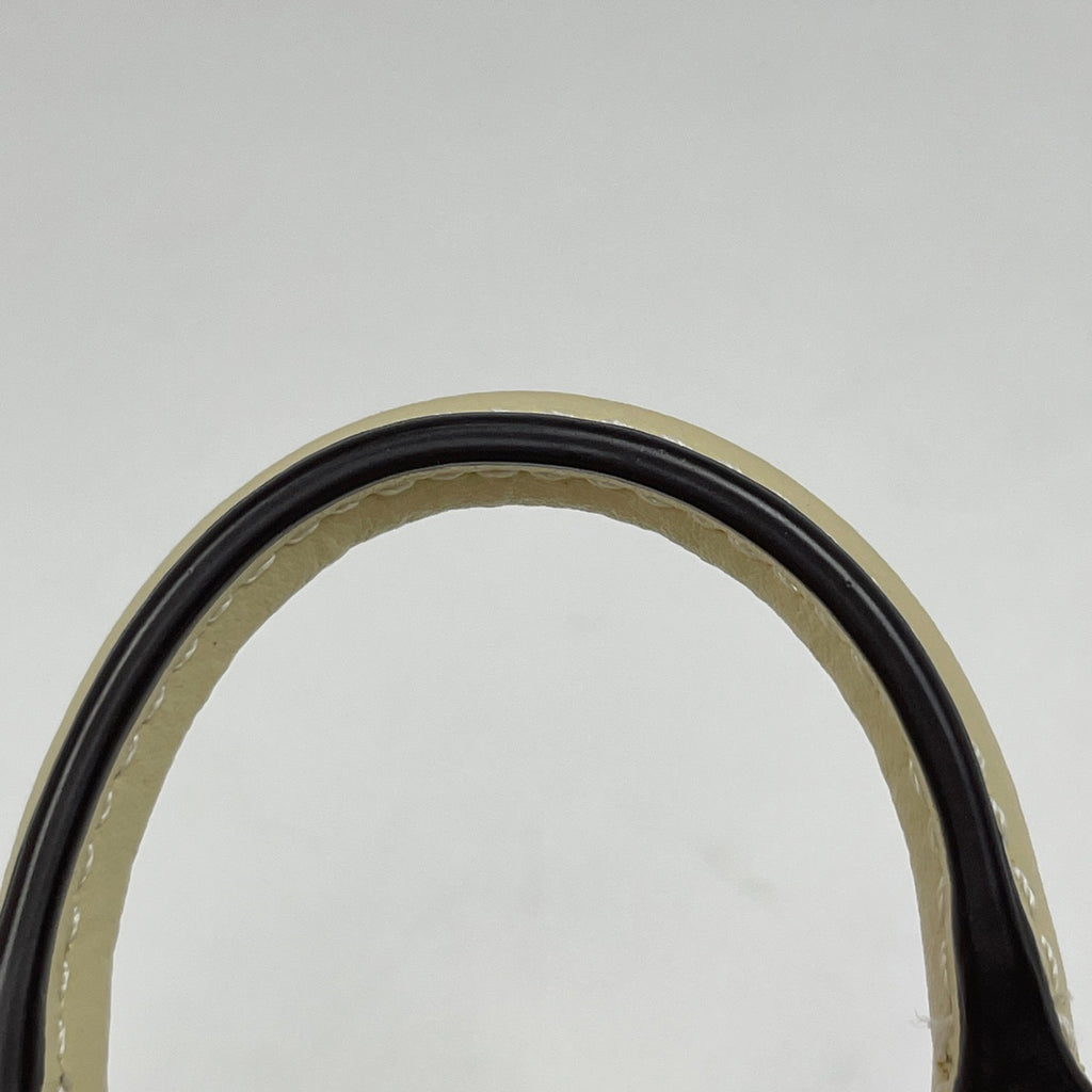 コーチ シグネチャー ミニ ローアン バッグ チャーム コーティングキャンバス クリーム CX068 レディース 【中古】brbag