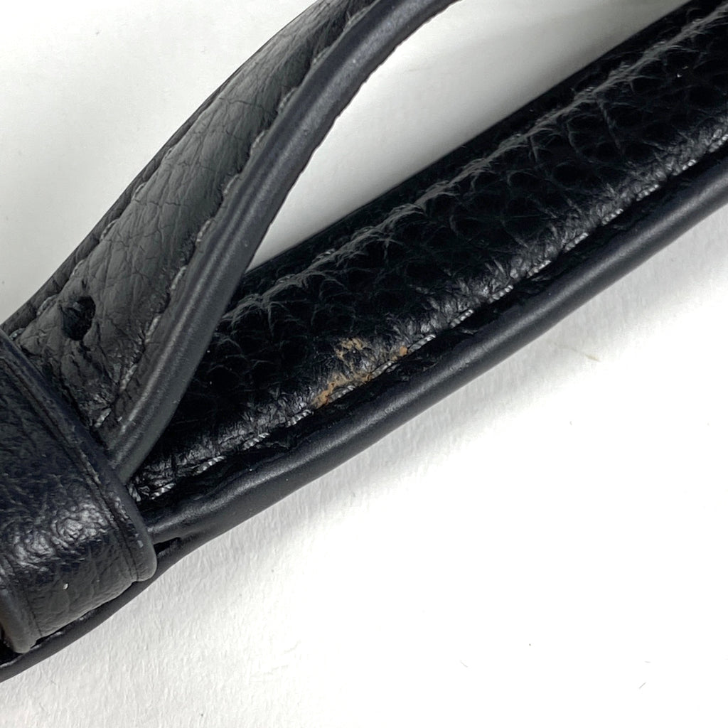 コーチ ロゴ ハンドバッグ 2WAY ショルダーバッグ ハンドバッグ レザー ブラック CR156 レディース 【中古】brbag