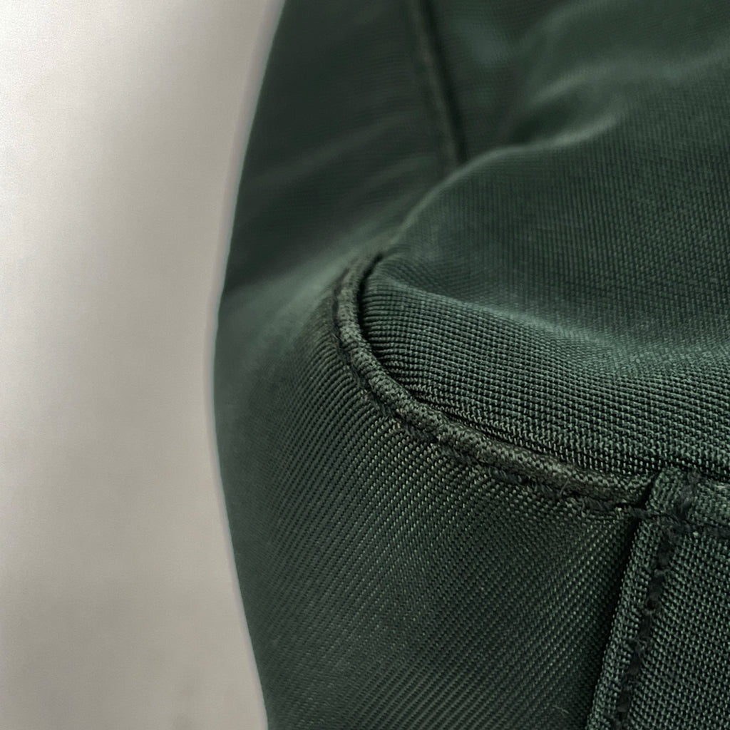 プラダ ロゴプレート ハンドバッグ 手提げ ハンドバッグ ナイロン グリーン レディース 【中古】brbag