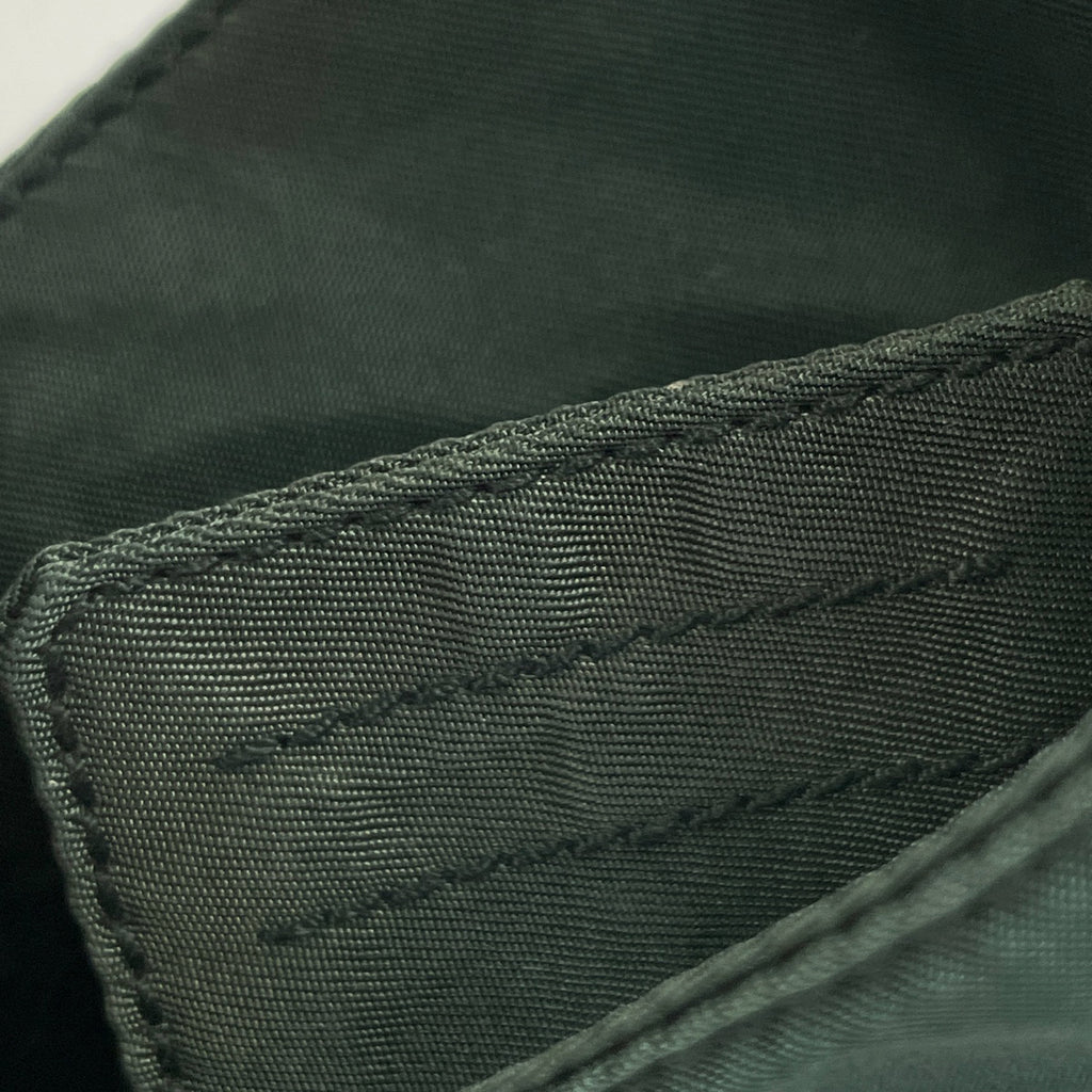 プラダ ロゴプレート ハンドバッグ 手提げ ハンドバッグ ナイロン グリーン レディース 【中古】brbag