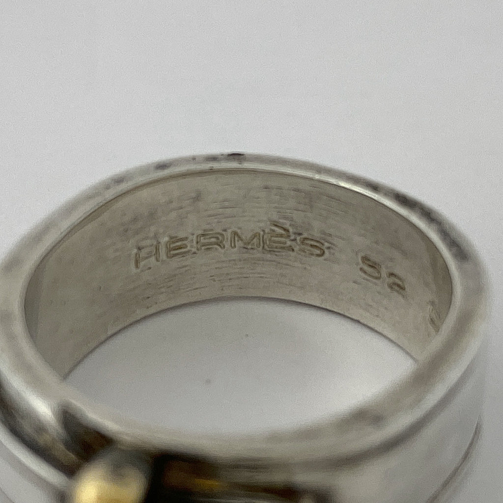 エルメス アルテミス リング 指輪 リング 10.5号 シルバー925 シルバー ゴールド レディース 【中古】bracc