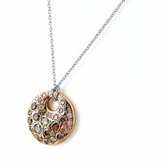 カシケイ メランジェ ペンダント WG ホワイトゴールド ネックレス メレダイヤ ネックレス K18 WG ダイヤモンド レディース ブランドジュエリー 【中古】brjwl