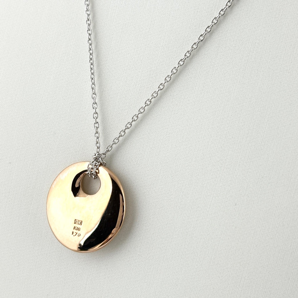 カシケイ メランジェ ペンダント WG ホワイトゴールド ネックレス メレダイヤ ネックレス K18 WG ダイヤモンド レディース ブランドジュエリー 【中古】brjwl