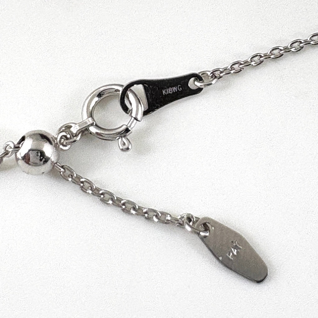 カシケイ メランジェ ペンダント WG ホワイトゴールド ネックレス メレダイヤ ネックレス K18 WG ダイヤモンド レディース ブランドジュエリー 【中古】brjwl