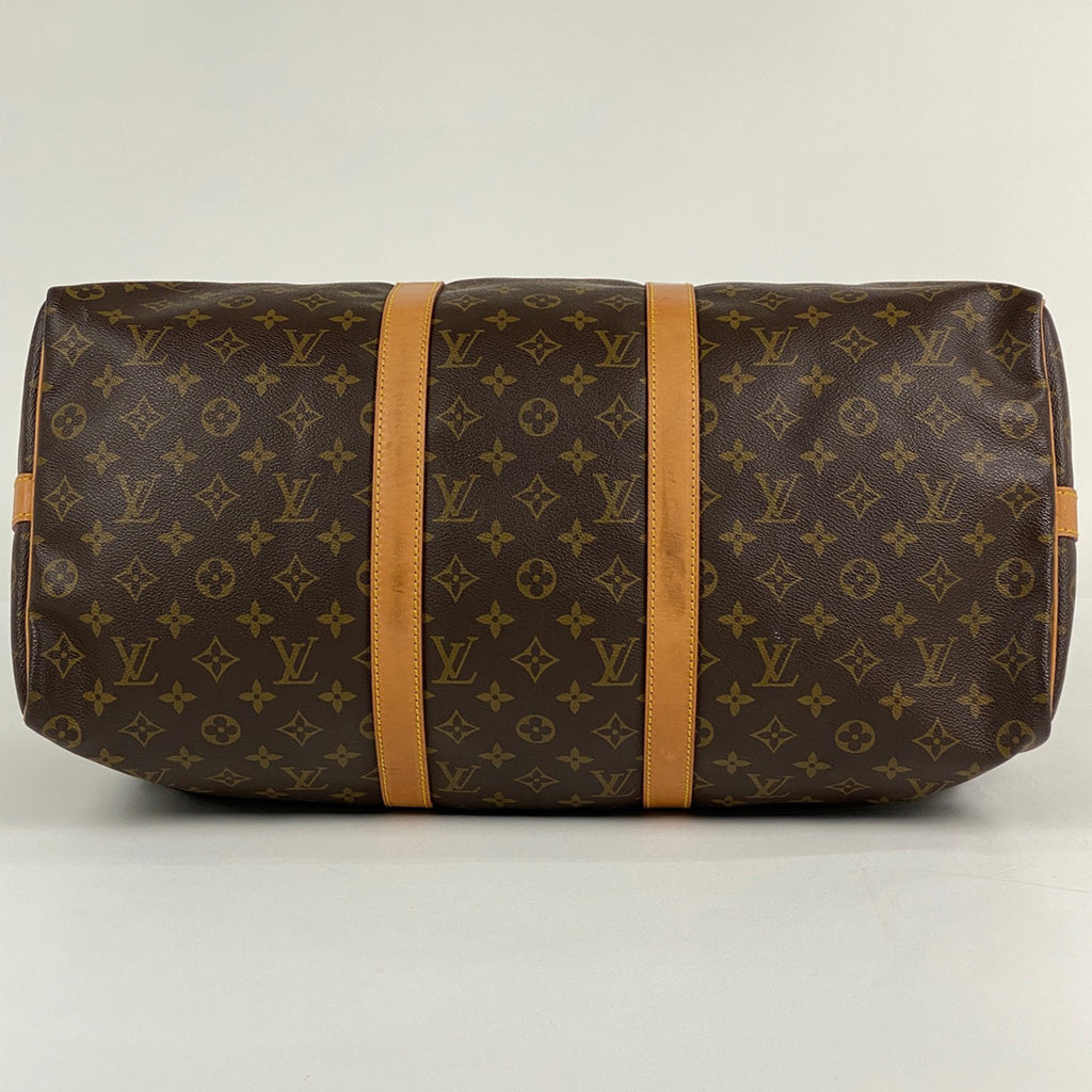 ルイ・ヴィトン キーポル バンドリエール 50 旅行 出張 2WAY ショルダーバッグ ボストンバッグ モノグラム ブラウン M41416 レディース 【中古】brbag