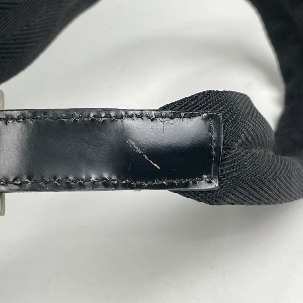 プラダ ロゴプレート リュックサック バッグパック リュック ナイロン ネロ(ブラック) レディース 【中古】brbag