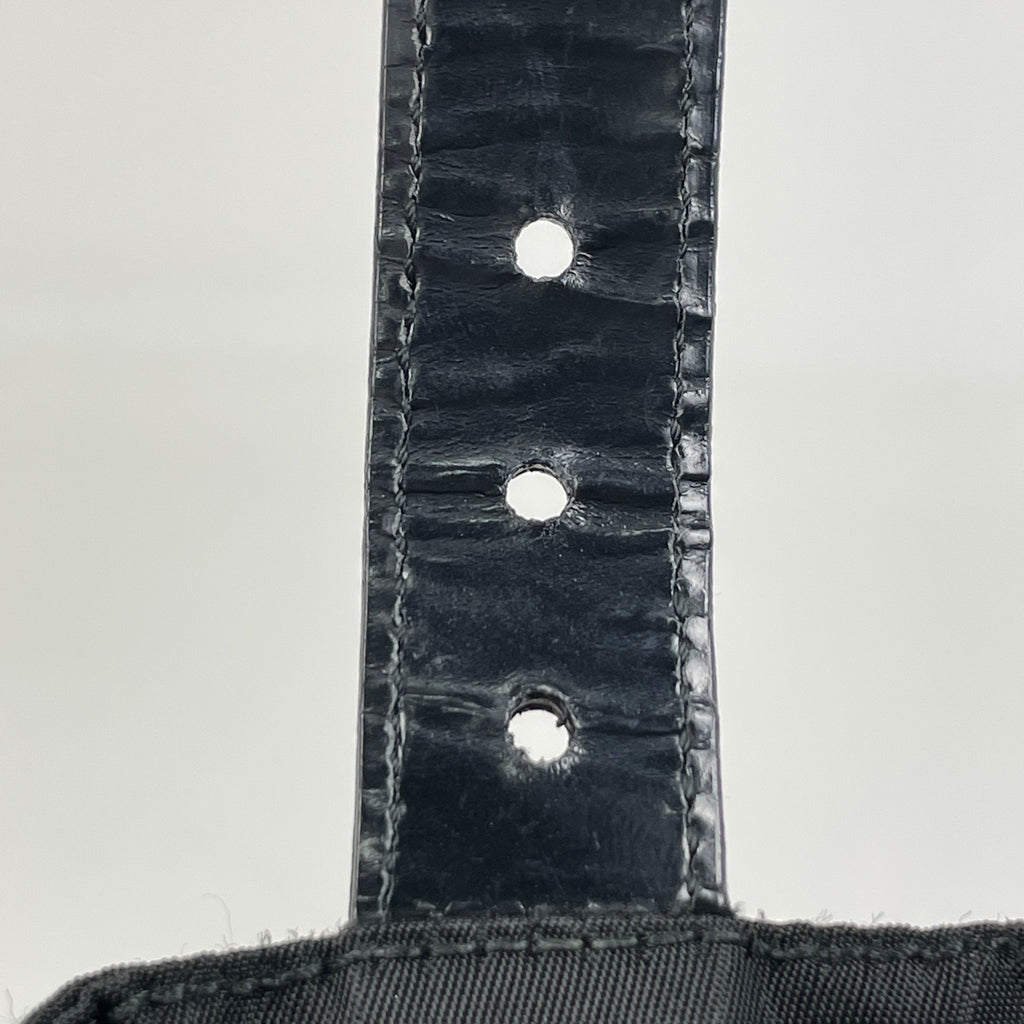 プラダ ロゴプレート リュックサック バッグパック リュック ナイロン ネロ(ブラック) レディース 【中古】brbag