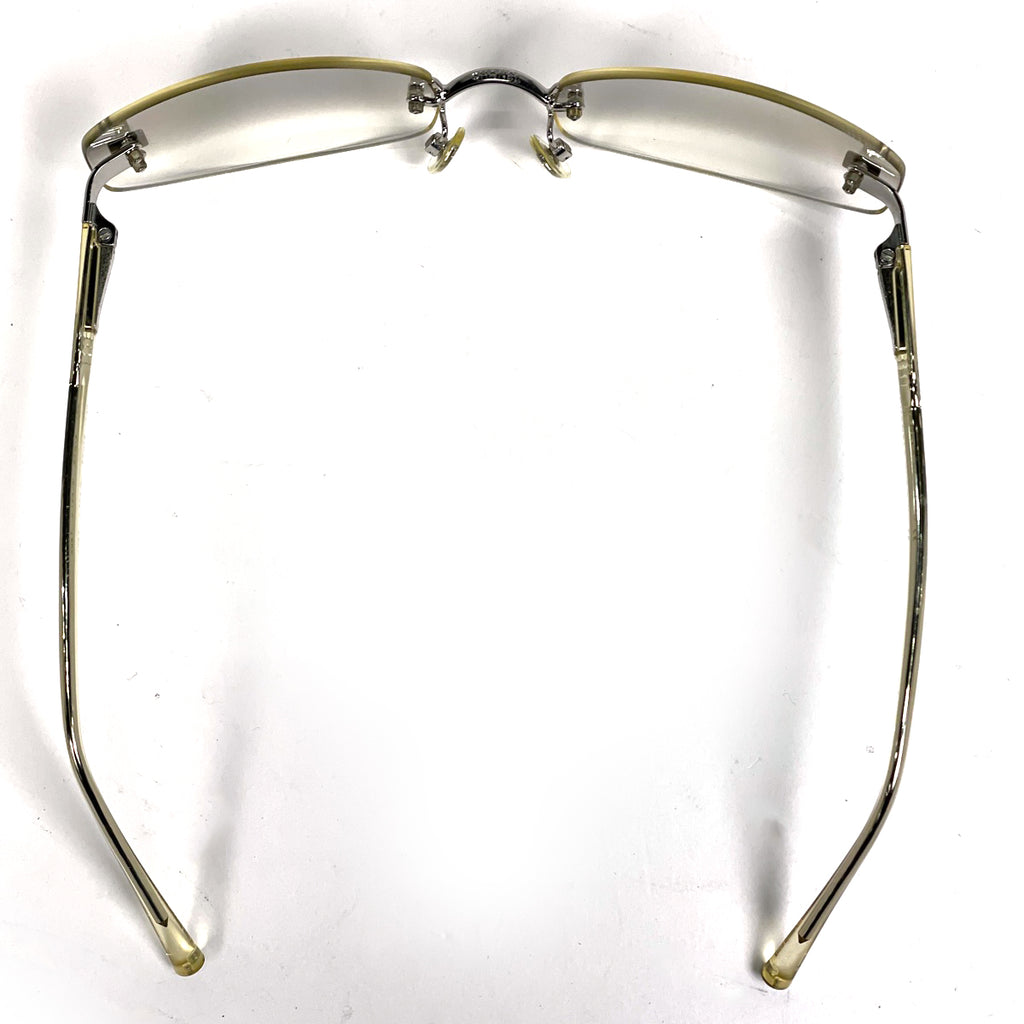 シャネル ココマーク サングラス リムレス アイウェア サングラス プラスチック クリアイエロー 4067 レディース 【中古】brbag