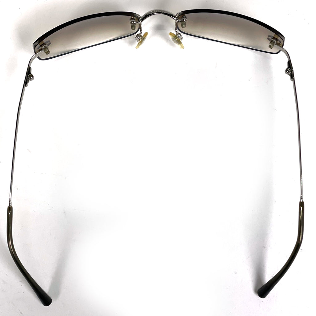 シャネル ココマーク サングラス アイウェア グラデーション サングラス メタル シルバー 4002 レディース 【中古】brbag