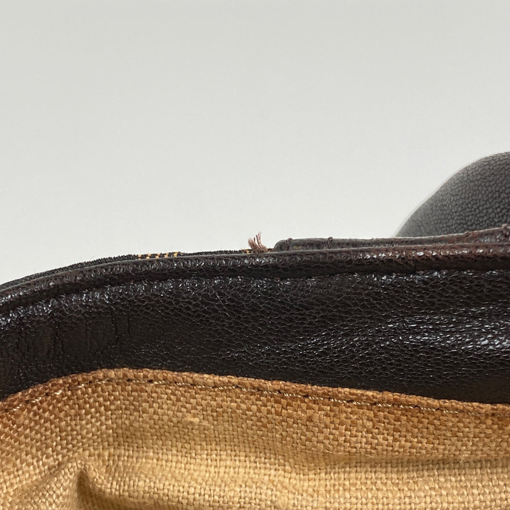 フェンディ ズッカ柄 スパイバッグ 手提げ ハンドバッグ キャンバス ブラウン 8BR511 レディース 【中古】brbag