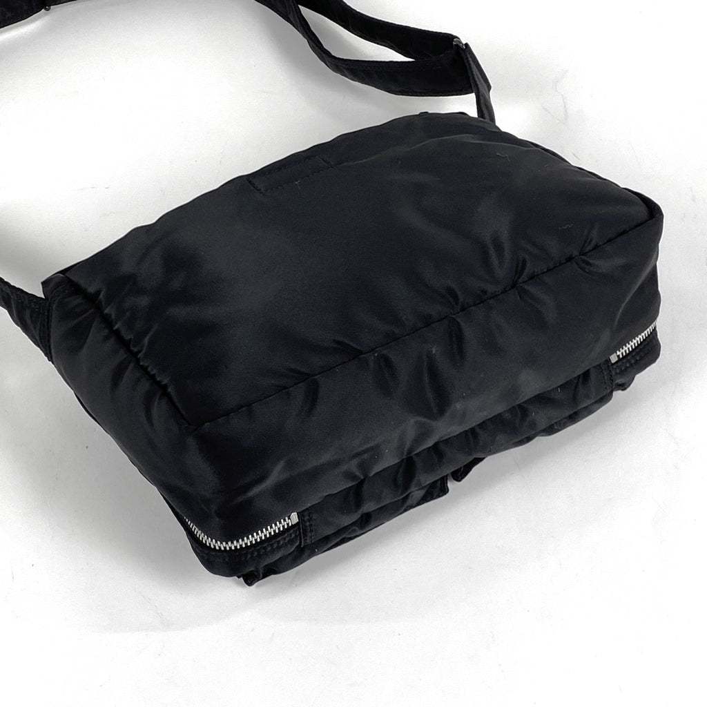 ポーター ロゴ ショルダーバッグ 斜め掛け ショルダーバッグ ナイロン ブラック レディース 【中古】brbag