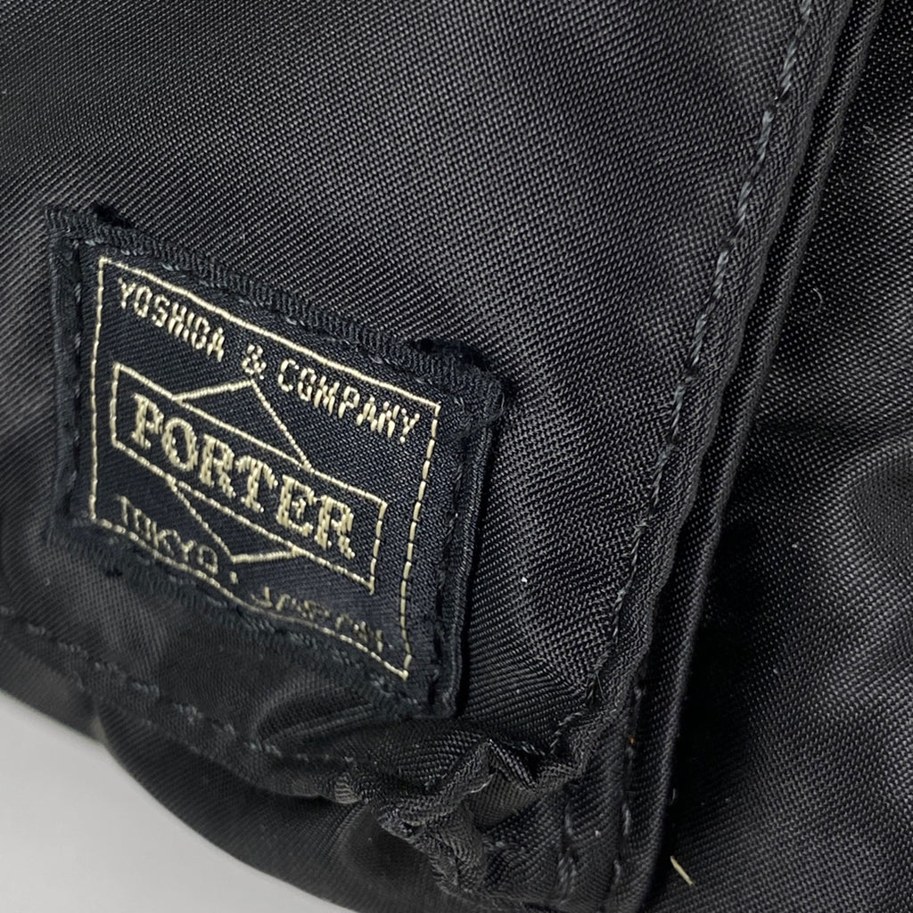 ポーター ロゴ ショルダーバッグ 斜め掛け ショルダーバッグ ナイロン ブラック レディース 【中古】brbag
