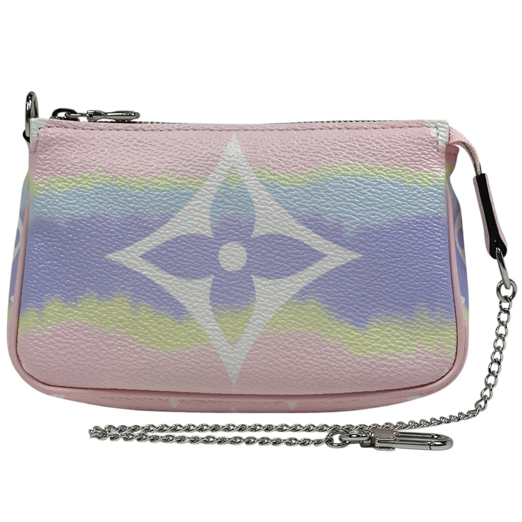 ルイ・ヴィトン ミニ ポシェット アクセソワール LVエスカル メイク コスメ アクセサリーポーチ モノグラム パステル M69269 レディース 【中古】brbag